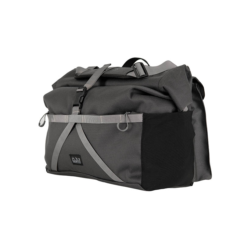 Borough Roll Top Bag Large in Dark Grey - Just Ride L.A.